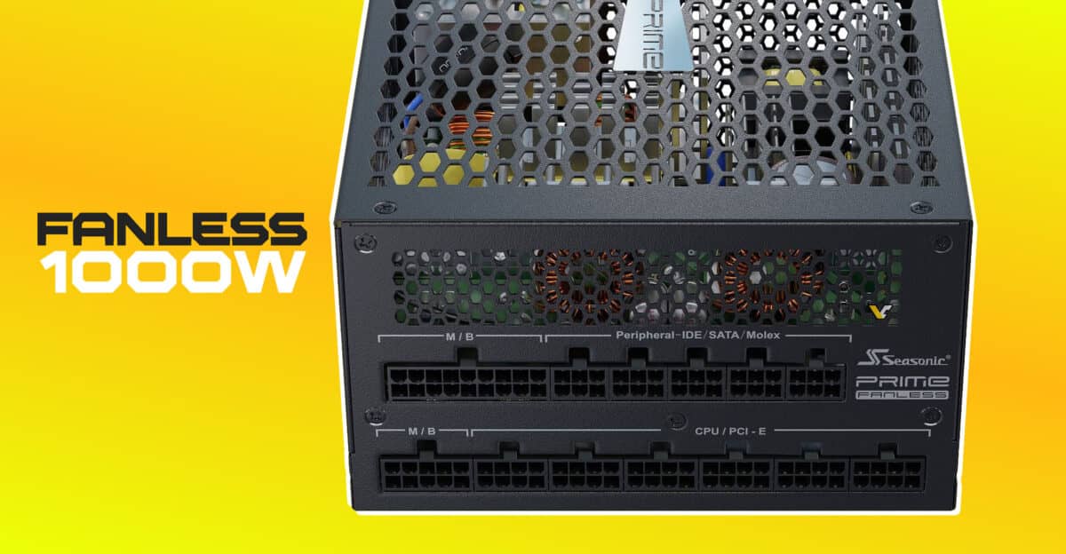 seasonic1000w fanless power