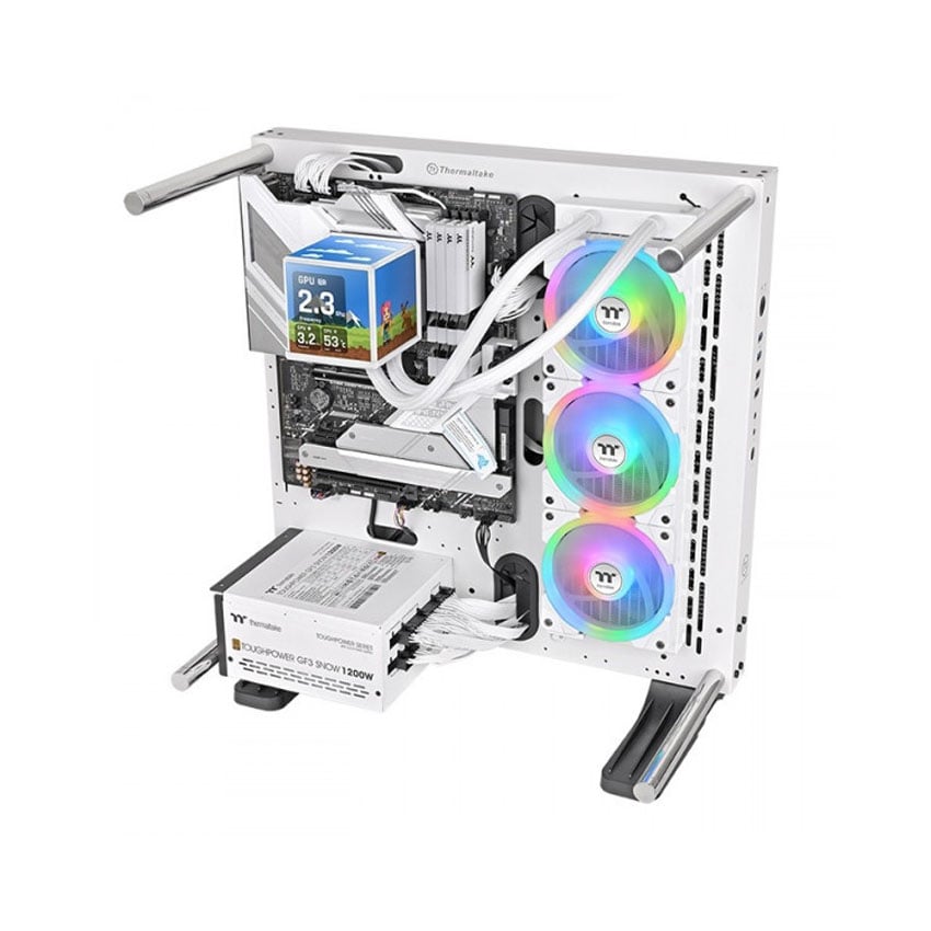Tản nhiệt nước THERMALTAKE MINECUBE 360 Ultra ARGB Snow Edition - White 1