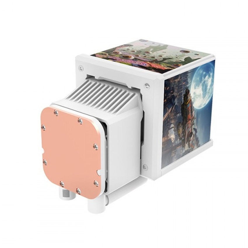 Tản nhiệt nước THERMALTAKE MINECUBE 360 Ultra ARGB Snow Edition - White 3