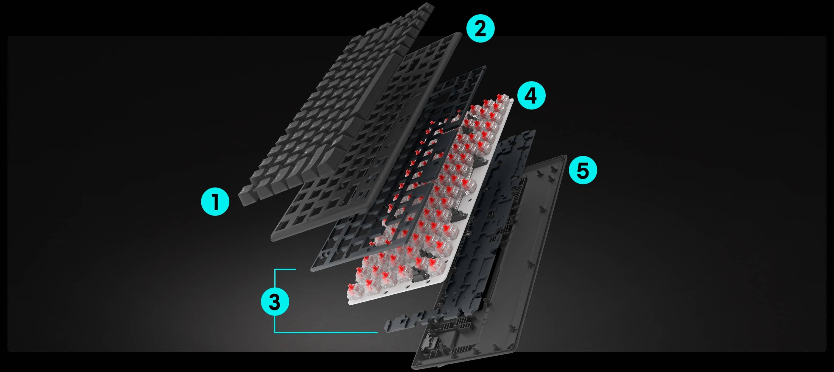 Bàn phím gaming không dây Dell Alienware Pro 5