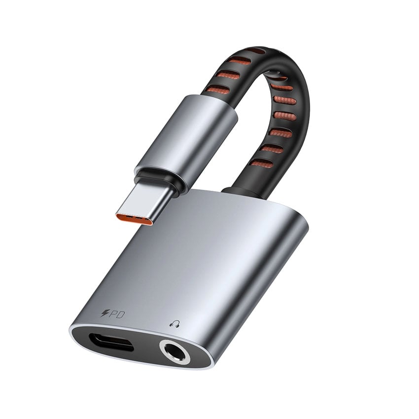 Đầu chuyển MCDODO 2 trong 1 từ USB-C sang USB-C+DC3.5mm (CA-3370) 0