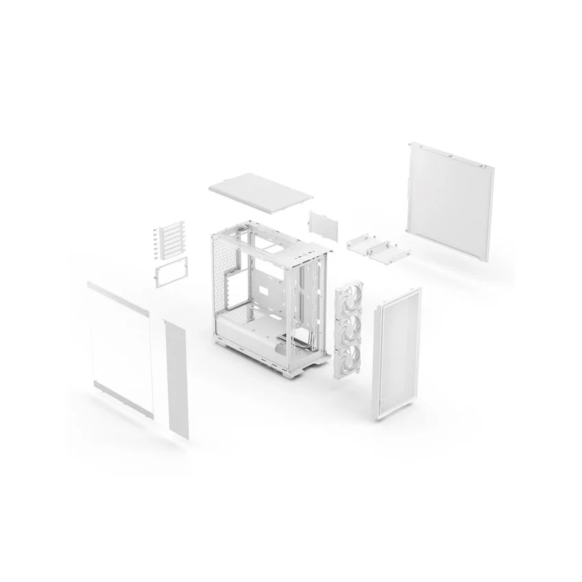Vỏ Case Fractal Design Epoch White TG Clear tint (ATX/3fan) 3