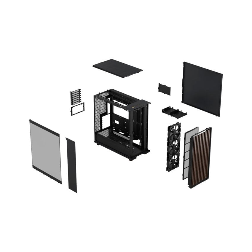 Vỏ Case Fractal Design North XL Charcoal Black TG Dark (eATX/3fan) 3
