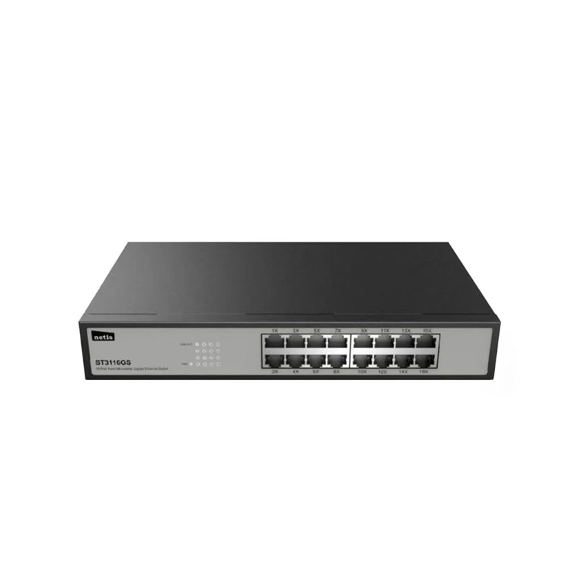 Switch Netis ST3116GS (16 port Gigabit - Vỏ kim loại) 0