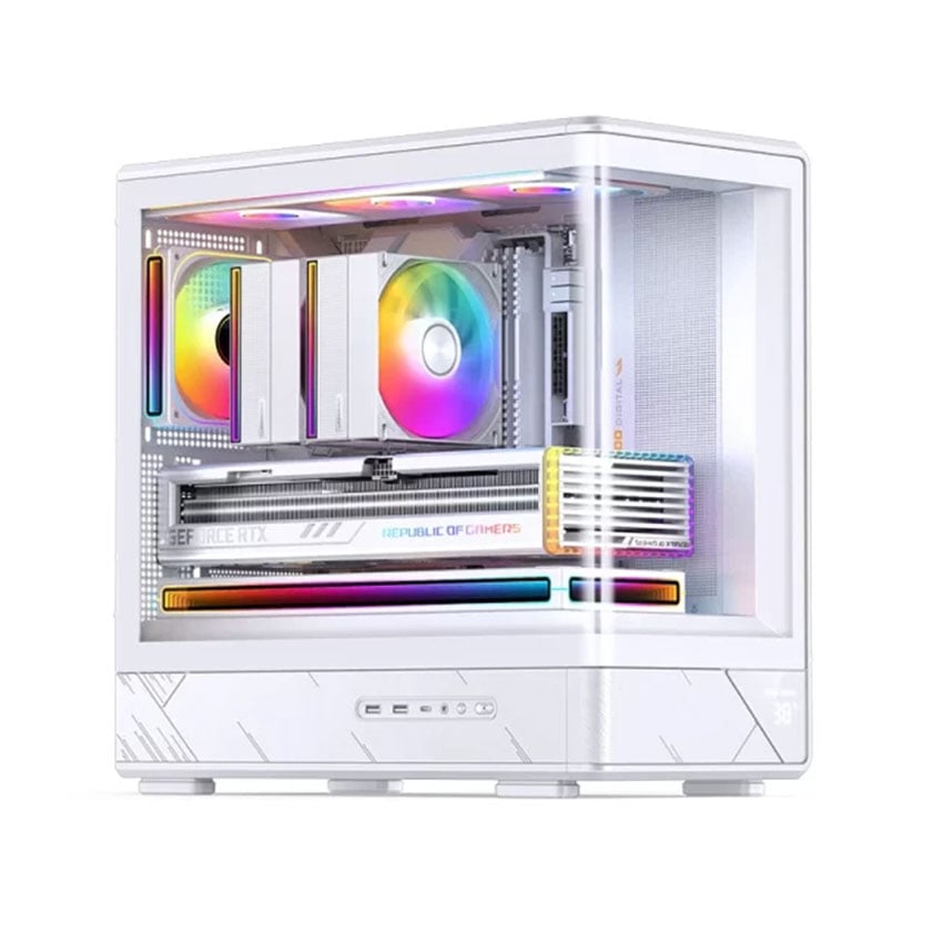 Vỏ case JONSBO D200 White (mATX/0 fan)
