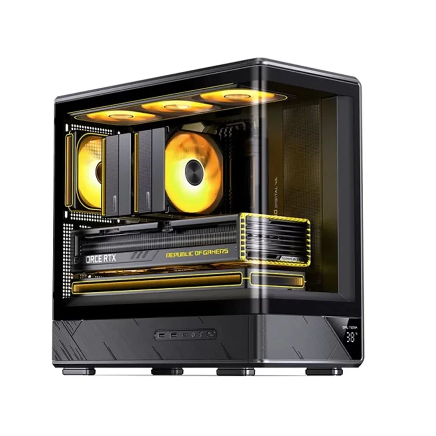 Vỏ case JONSBO D200 Black (mATX/0 fan)