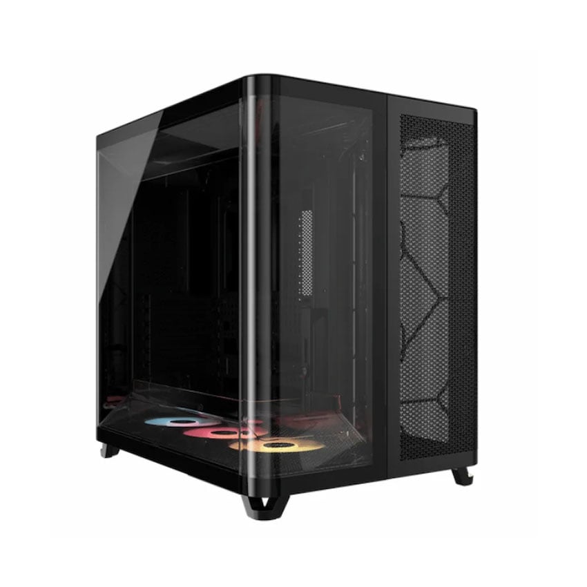 Vỏ máy tính Corsair AIR 5400 RS-R ARGB Tempered Glass - Black (eATX3 fan ARGB) 0