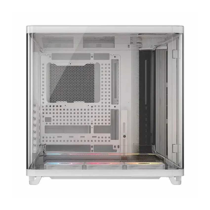 Vỏ máy tính Corsair AIR 5400 RS-R ARGB Tempered Glass - White (eATX/3 fan ARGB) 3