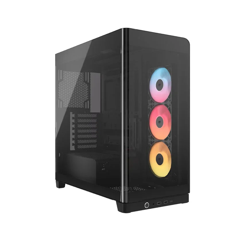 Vỏ máy tính Corsair FRAME 4500X RS-R ARGB Panoramic - Black (eATX/3 fan ARGB) 0