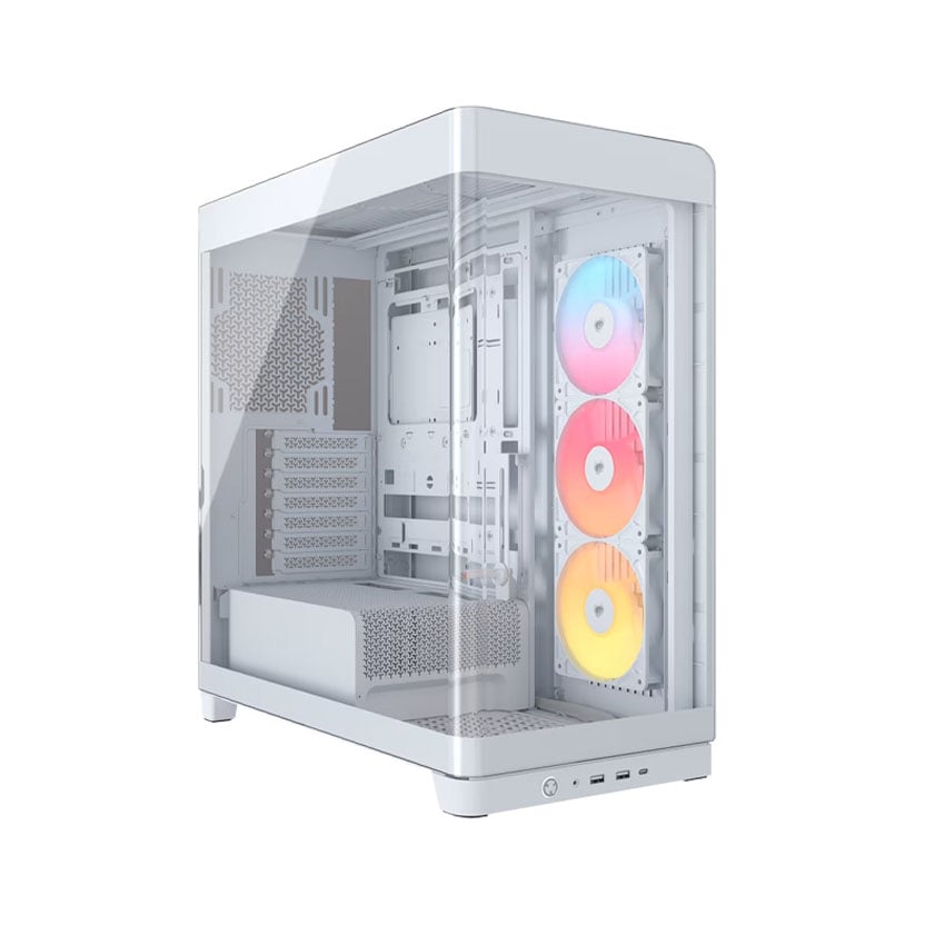Vỏ máy tính Corsair FRAME 4500X RS-R ARGB Panoramic - White (eATX/3 fan ARGB) 0