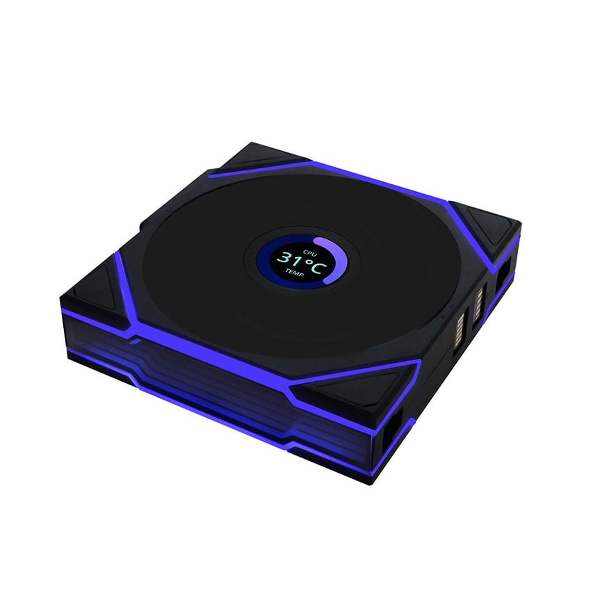 Fan Case LIAN-LI TL LCD Wireless Black - 12TLLCD1W3B (Pack 3c) 2 Fan Case LIAN-LI TL LCD Wireless Black - 12TLLCD1W3B (Pack 3c) 2