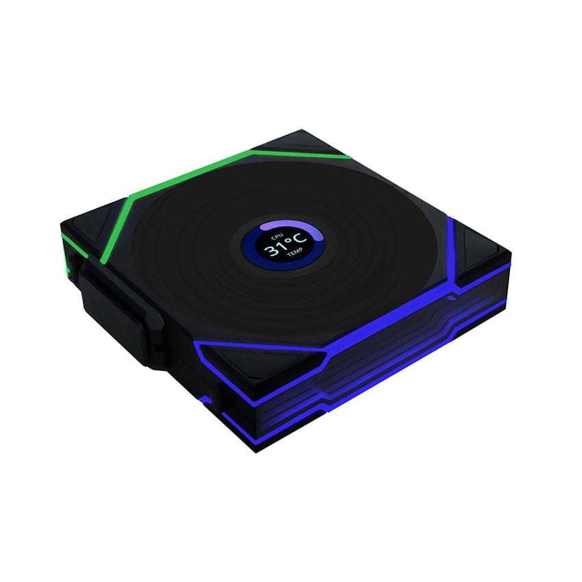 Fan Case LIAN-LI TL LCD Wireless Black - 12TLLCD1W3B (Pack 3c) 3 Fan Case LIAN-LI TL LCD Wireless Black - 12TLLCD1W3B (Pack 3c) 3