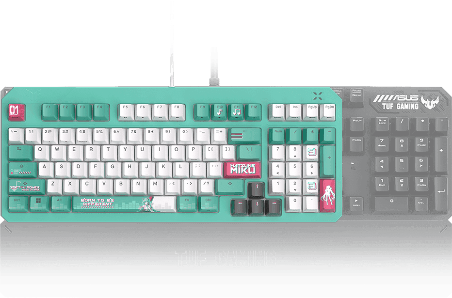 Bàn phím Gaming ASUS TUF K3 Gen II - Hatsune Miku Edition 2