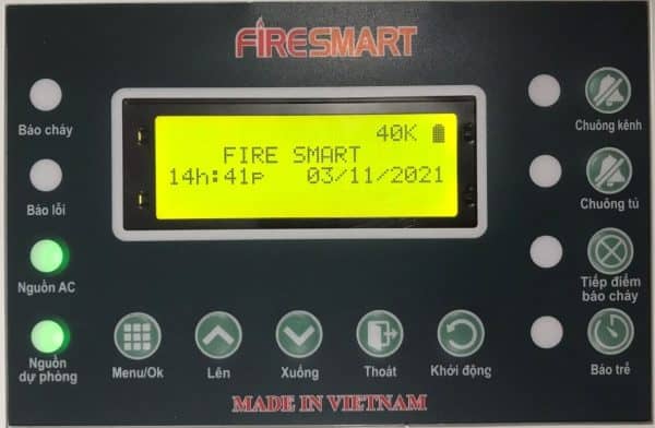 Trạng thái hoat động của tủ FCP-15