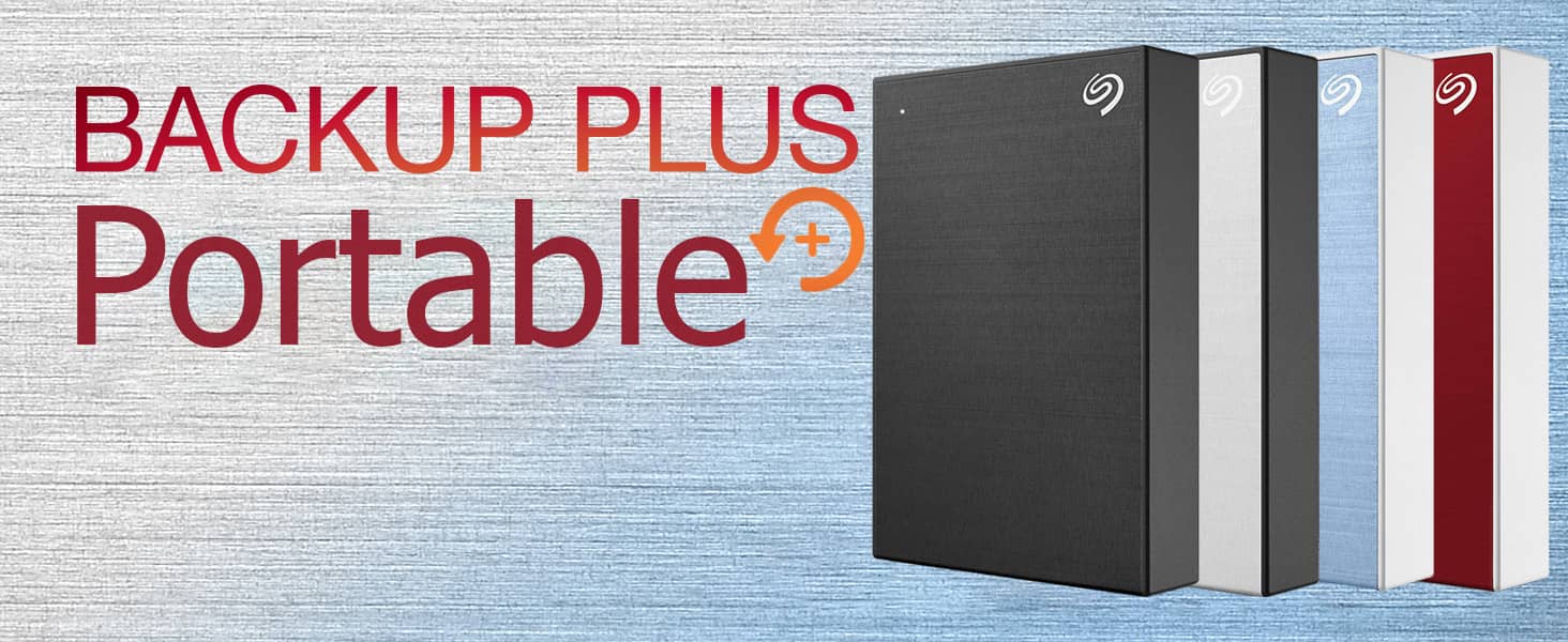 Ổ Cứng Di Động 4TB 2.5 inch Seagate Backup Plus Portable Drive bạc - STHP4000401