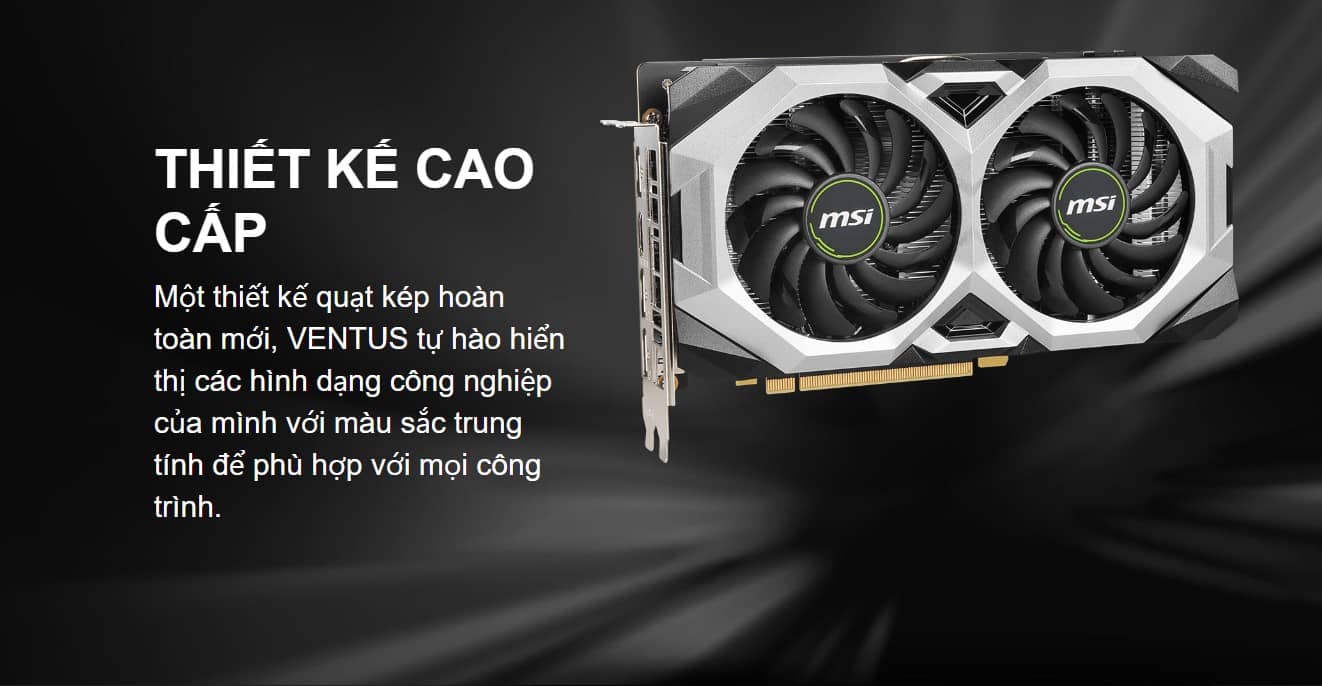Card màn hình MSI RTX 2060 VENTUS GP OC