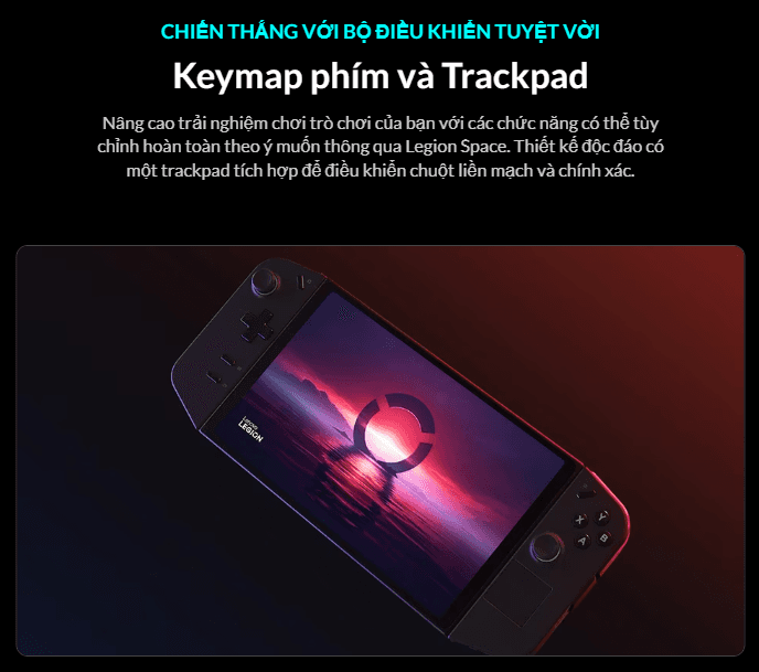 Máy chơi game cầm tay LENOVO LEGION GO 8APU1 (83E1004KVN) 17