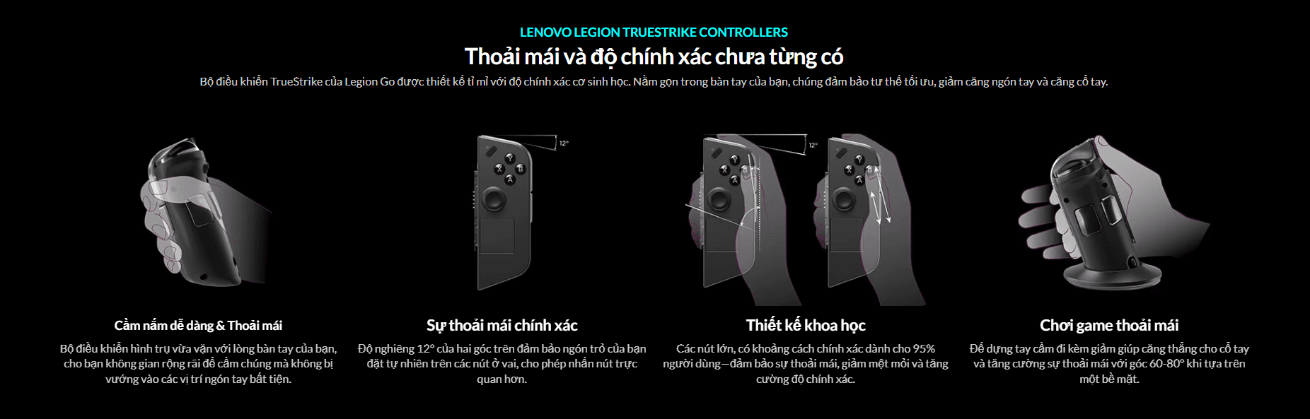 Máy chơi game cầm tay LENOVO LEGION GO 8APU1 (83E1004KVN) 19