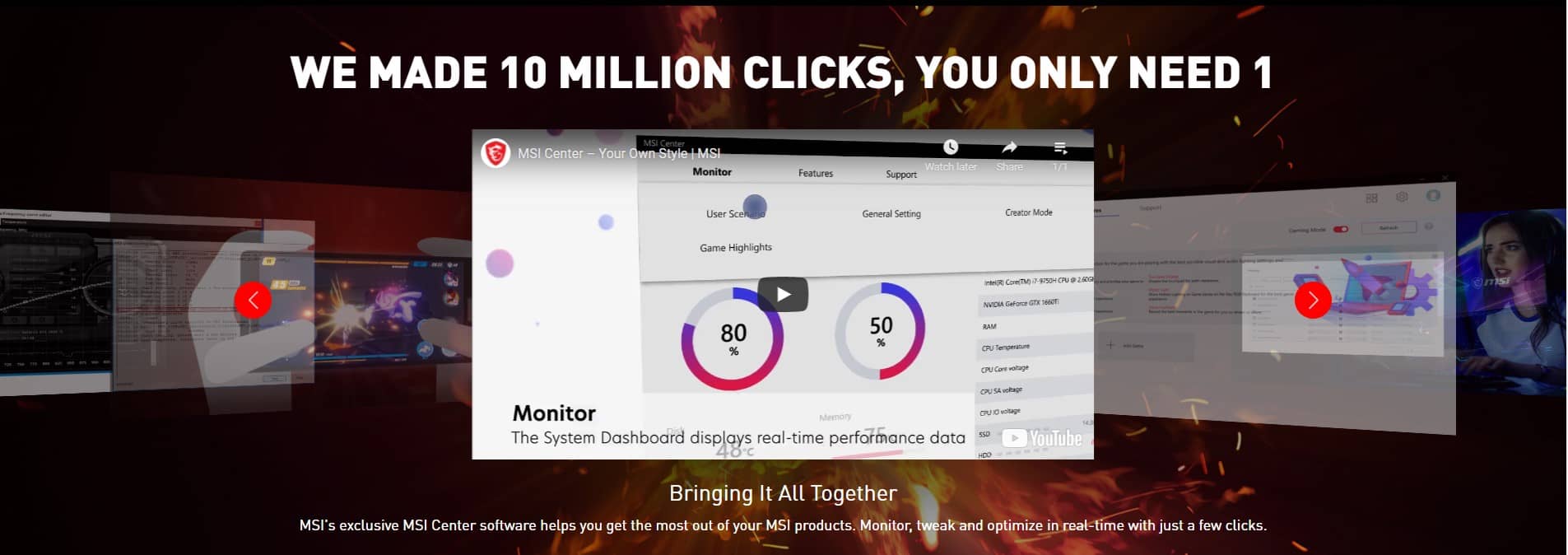 Card màn hình MSI RTX 3080 GAMING Z TRIO 10G (LHR)