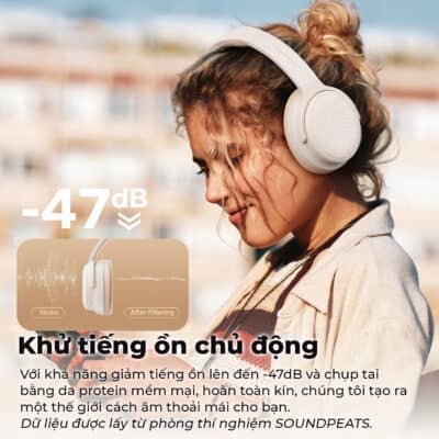 Tai nghe không dây chụp tai Soundpeats Space Pro 2