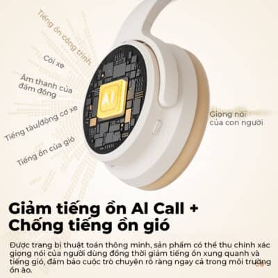 Tai nghe không dây chụp tai Soundpeats Space Pro 5