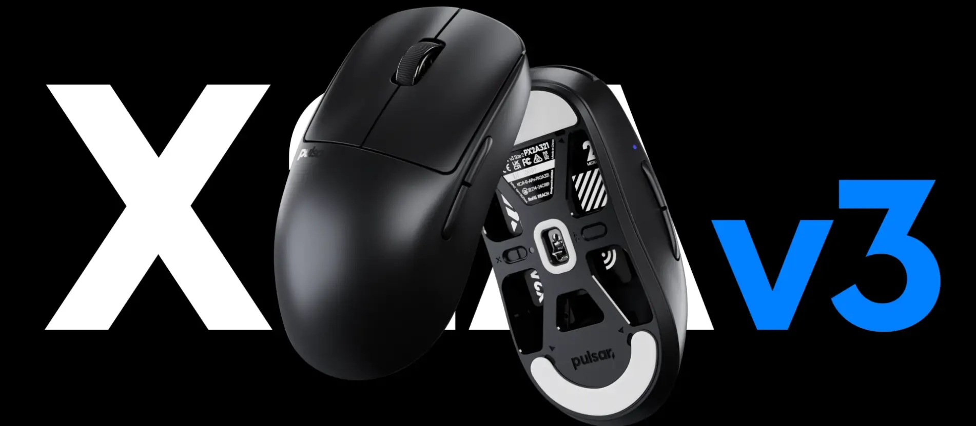 Chuột Pulsar không dây X2A V3 Size 2 White 1