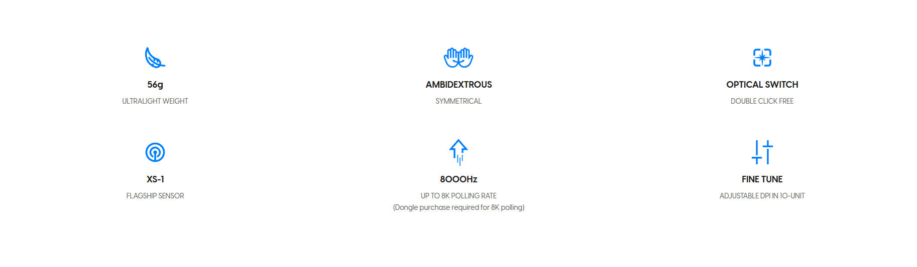 Chuột Pulsar không dây X2A V3 Size 2 White 2