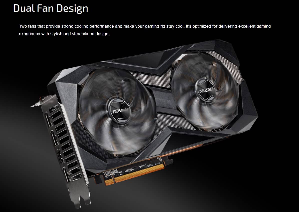 Card màn hình Asrock Radeon RX 6600 Challenger D