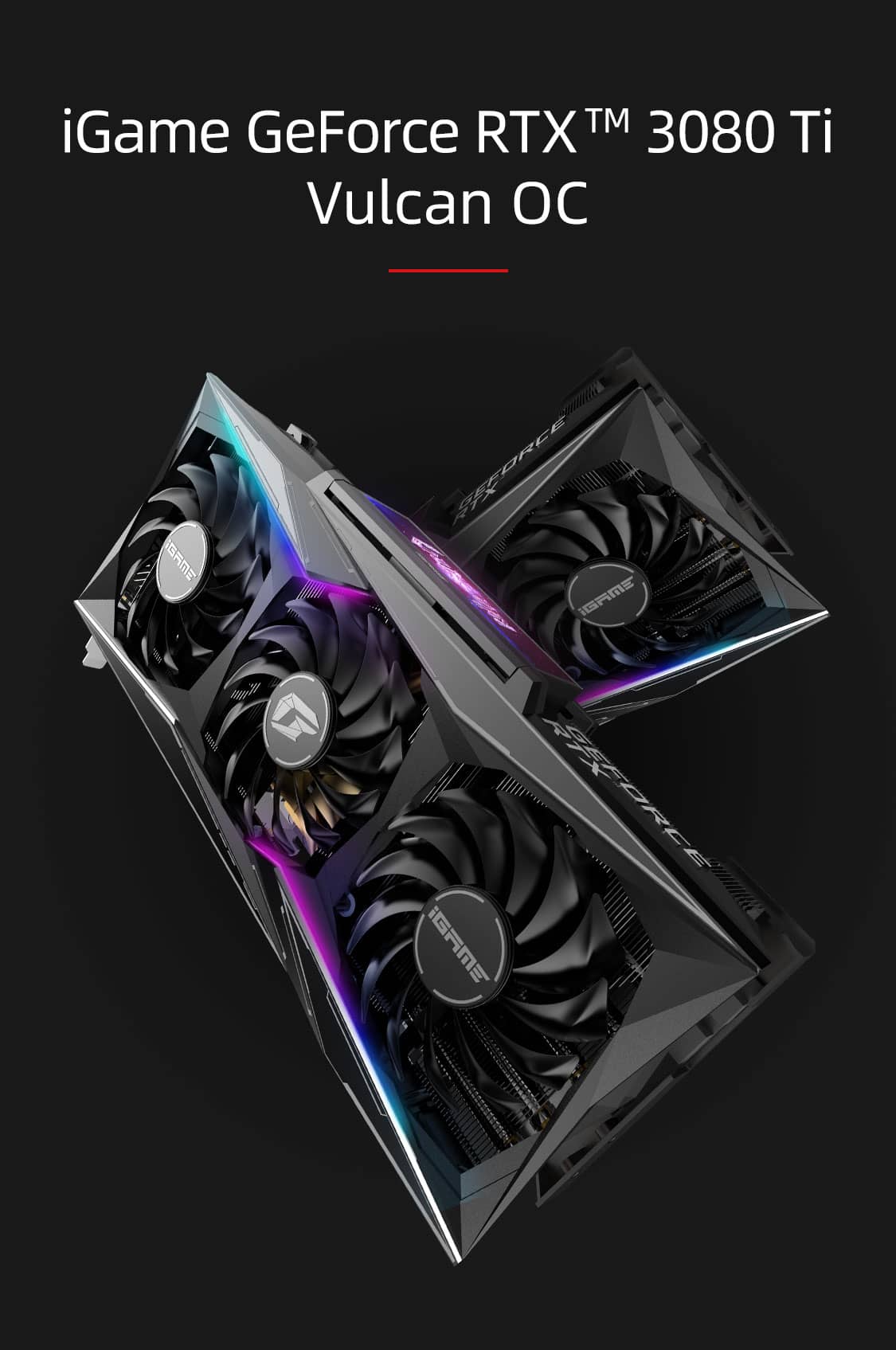 Card màn hình Colorful iGame RTX 3080 Ti Vulcan OC 12G-V