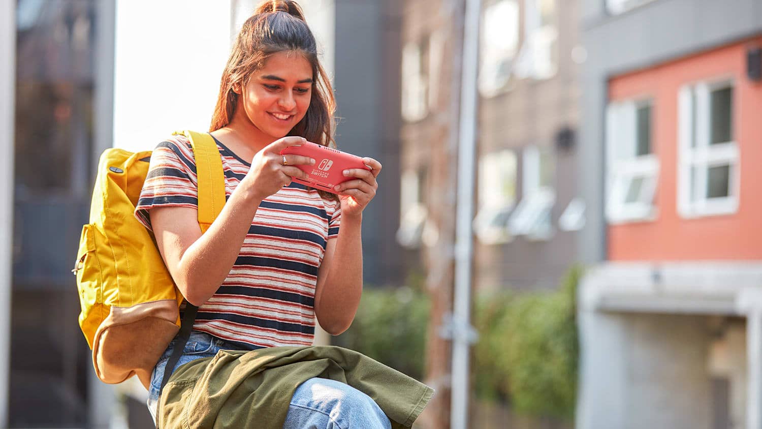 Máy chơi game Nintendo Switch Lite - Blue - Màu xanh blue 9