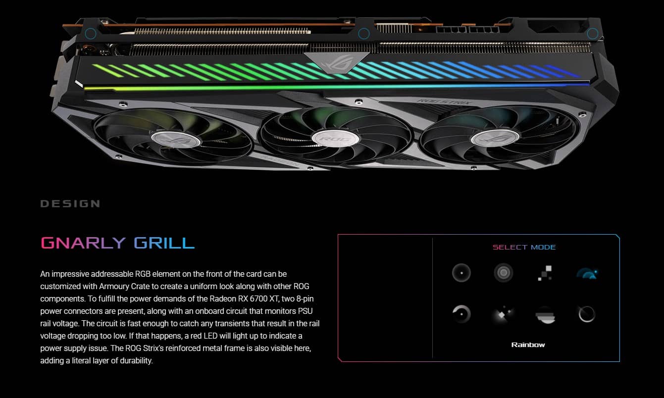 Card màn hình ASUS ROG STRIX RX 6700 XT-O12G-GAMING