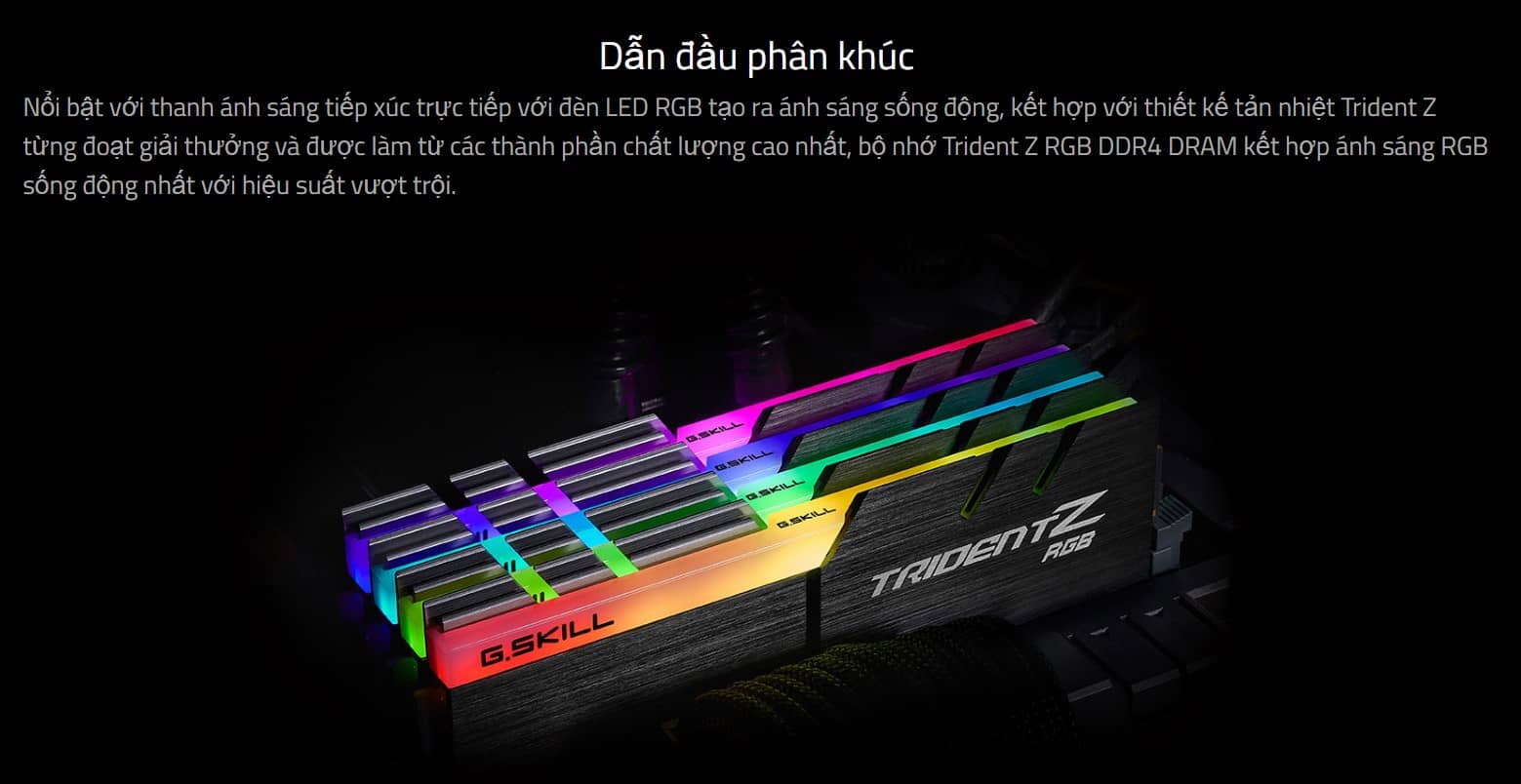 RAM Desktop Gskill Trident Z RGB