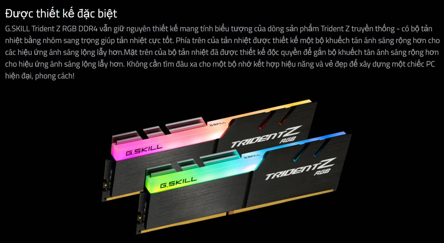 RAM Desktop Gskill Trident Z RGB