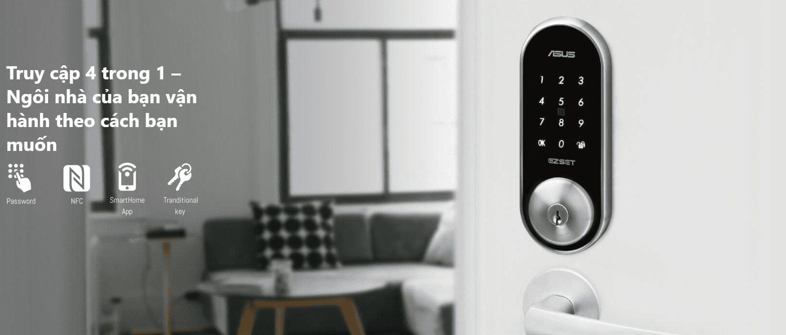 Khóa cửa thông minh - SmartHome Asus DL101