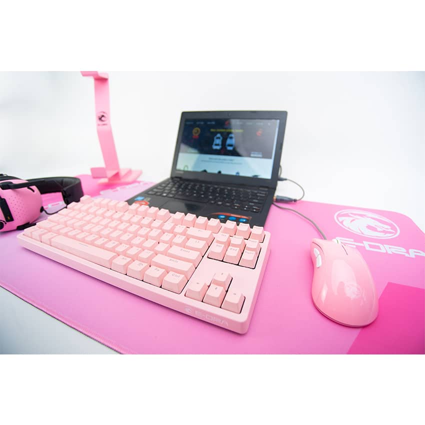 Bàn di Chuột E-DRA EMP901 màu hồng (400 x 900 x 4mm) 1