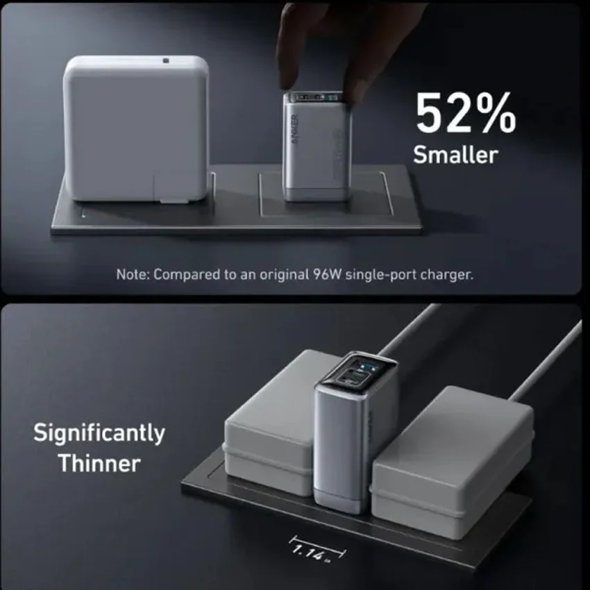 Củ sạc Anker GaN Prime 2C1A 100W Bạc (Silver) B2C_A2688141 4