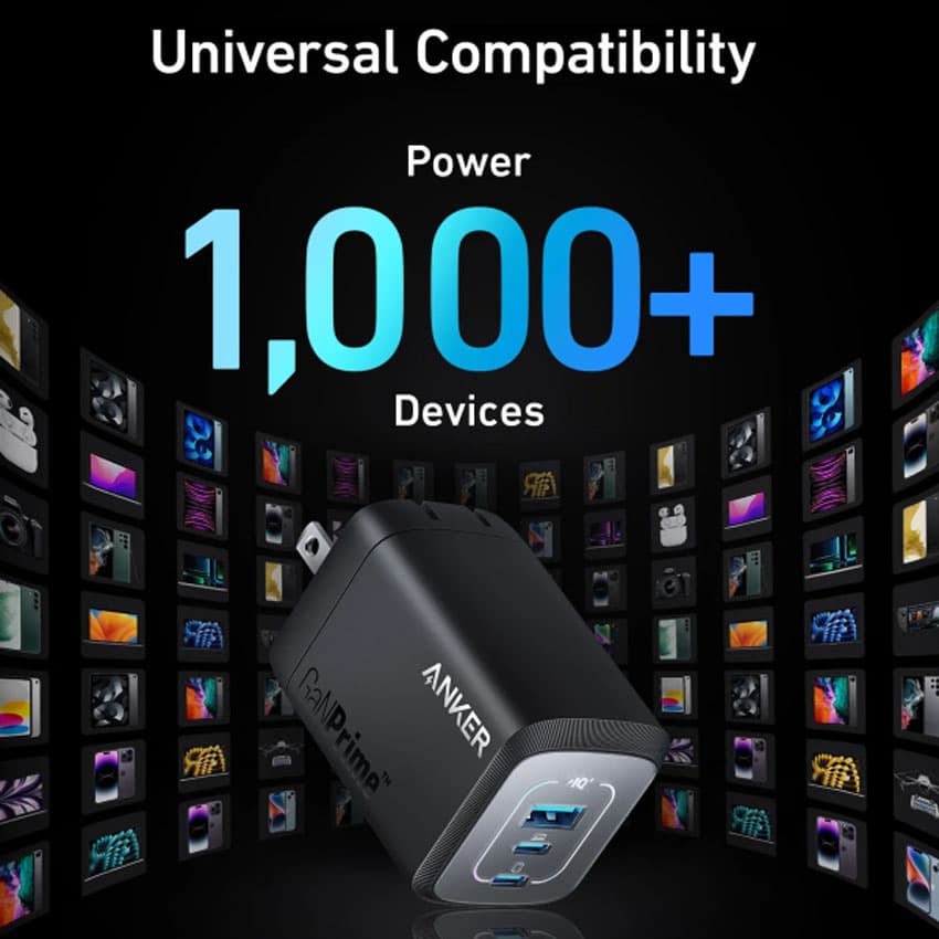 Củ sạc Anker 737 Prime 2C1A 100W Đen (Black) B2B_A2343J11 4