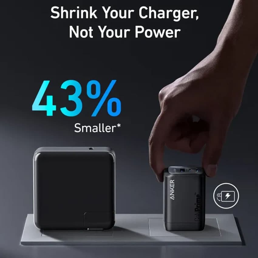 Củ sạc Anker 737 Prime 2C1A 100W Đen (Black) B2B_A2343J11 5