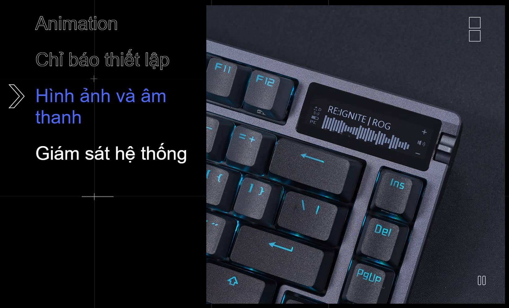 Bàn phím Gaming Asus ROG Azoth NX SM white _ 90MP031B-BKUA11 3