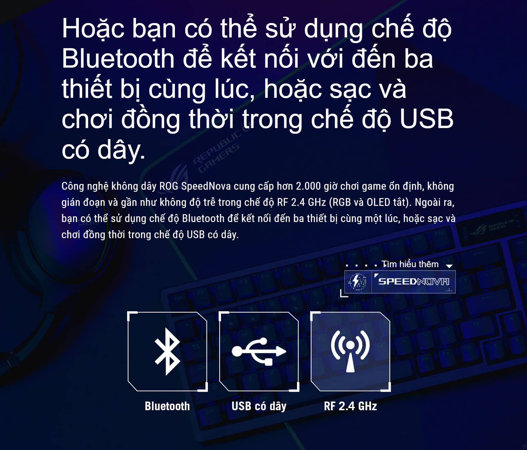 Bàn phím Gaming Asus ROG Azoth NX SW _ 90MP031A-BKUA01 7