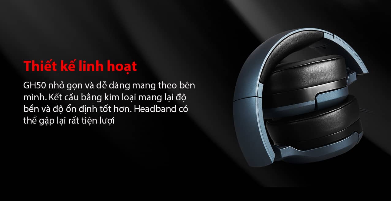 Tai nghe gaming có dây MSI Immerse GH50 (màu đen) 4