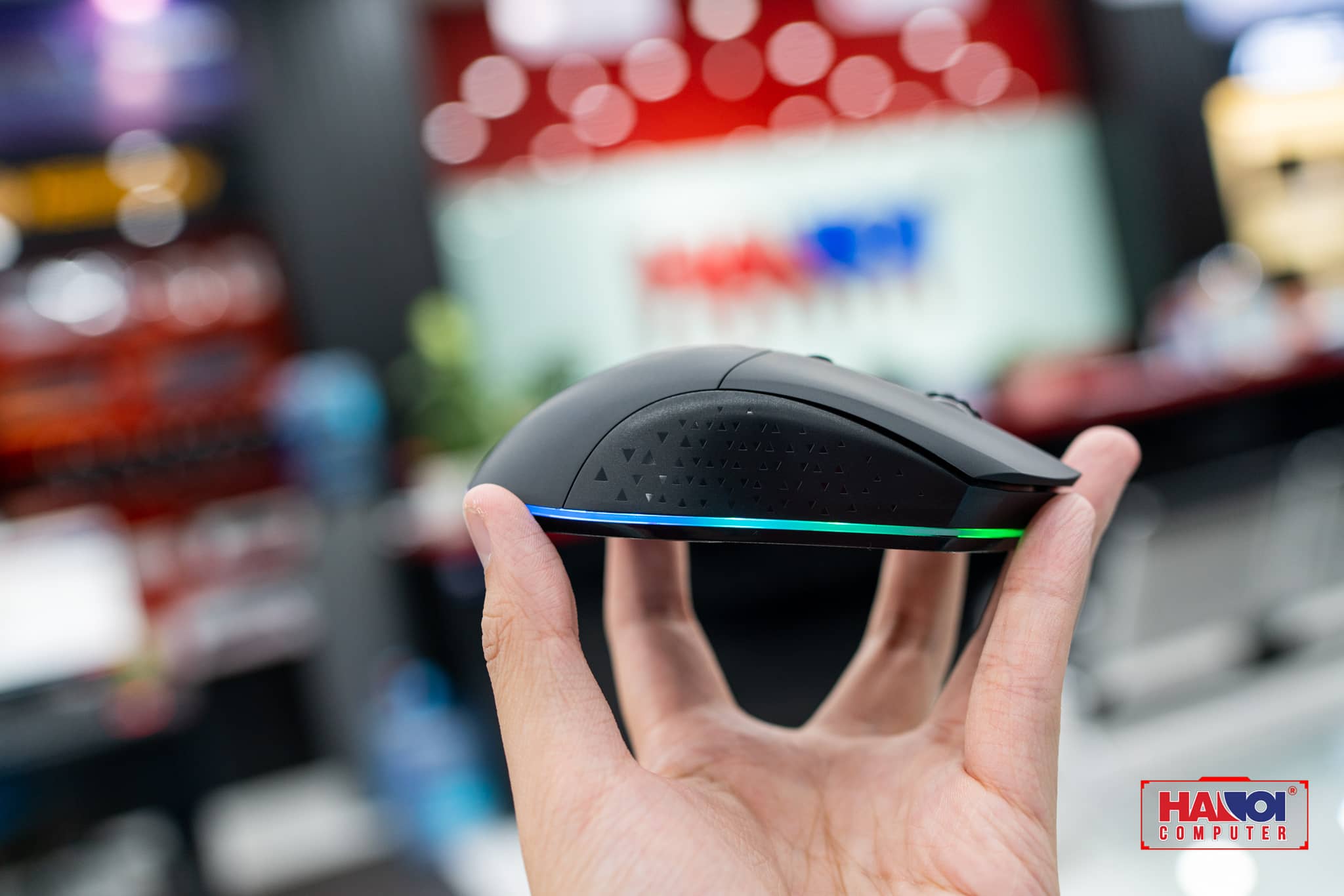 Chuột chơi game không dây Dareu EM901 RGB Wireless Black