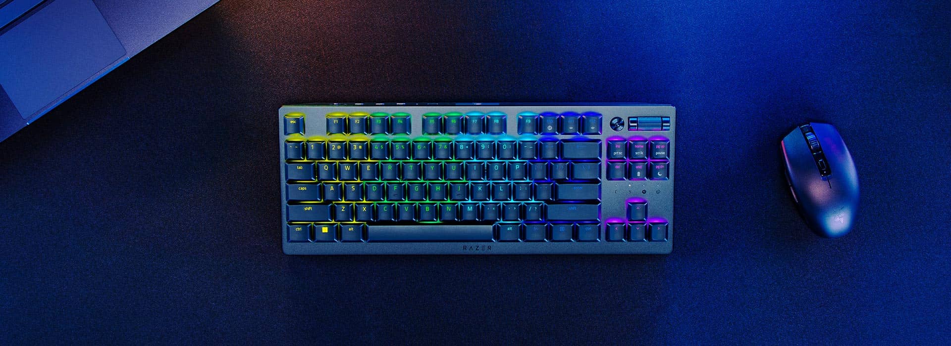 Bàn phím game không dây Razer DeathStalker V2 Pro Tenkeyless Low Profile Optical (RGB/USB/Linear Red sw) (RZ03-04370100-R3M1) 1