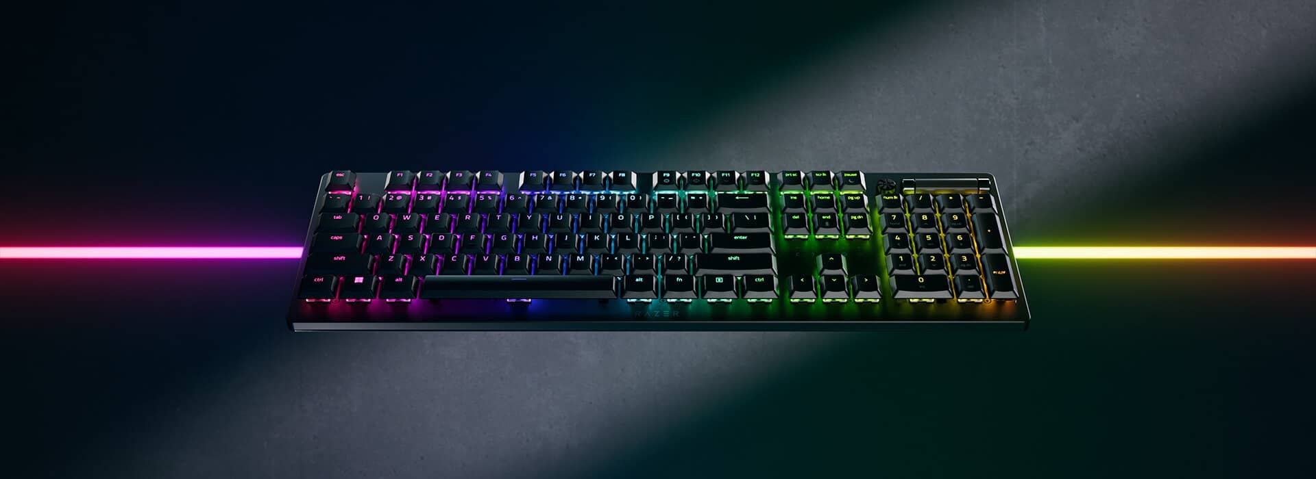 Bàn phím game không dây Razer DeathStalker V2 Pro Wireless Low Profile Optical (RGB/USB/Linear Red sw) (RZ03-04360100-R3M1) 1