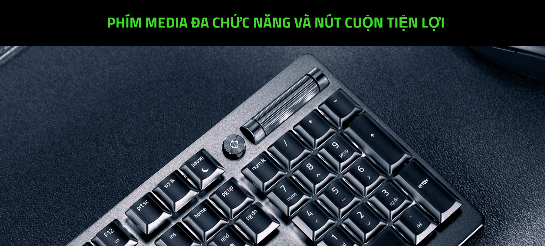 Bàn phím game không dây Razer DeathStalker V2 Pro Wireless Low Profile Optical (RGB/USB/Linear Red sw) (RZ03-04360100-R3M1) 10