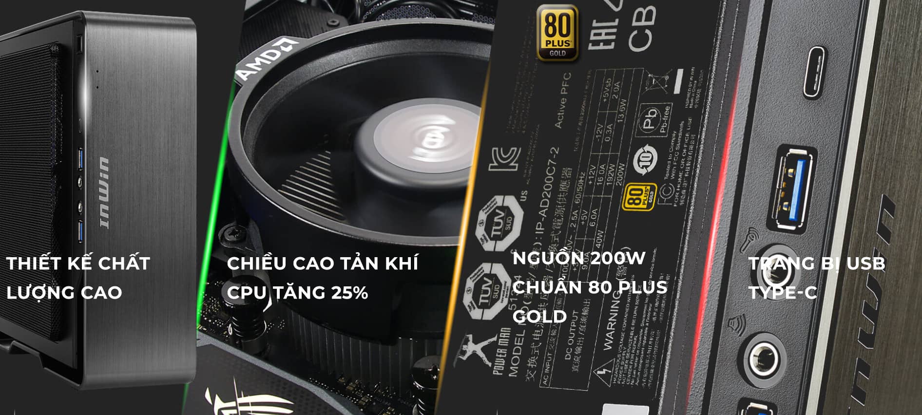 Vỏ Case Inwin Chopin MAX (Mini Tower)