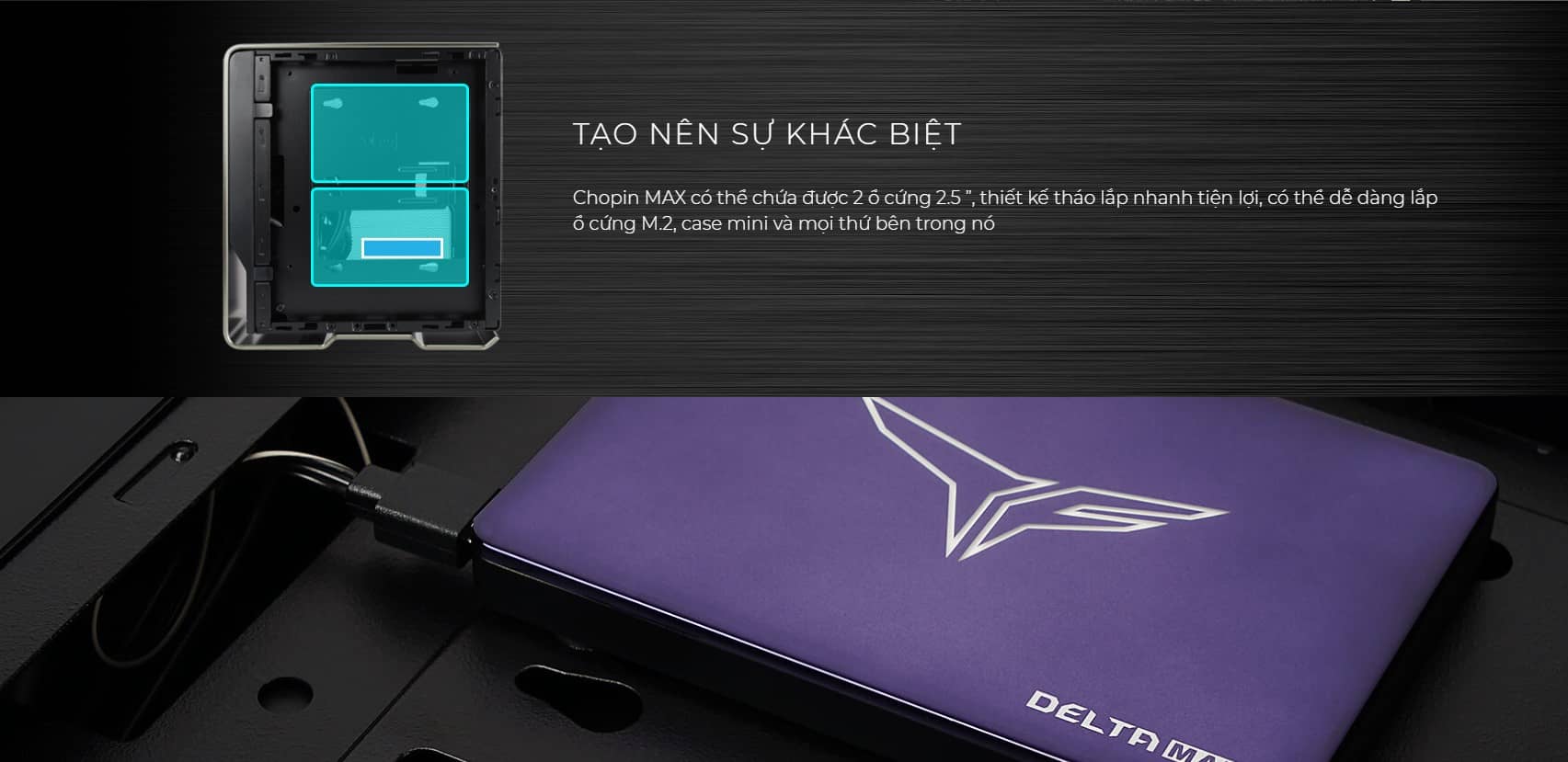 Vỏ Case Inwin Chopin MAX (Mini Tower)