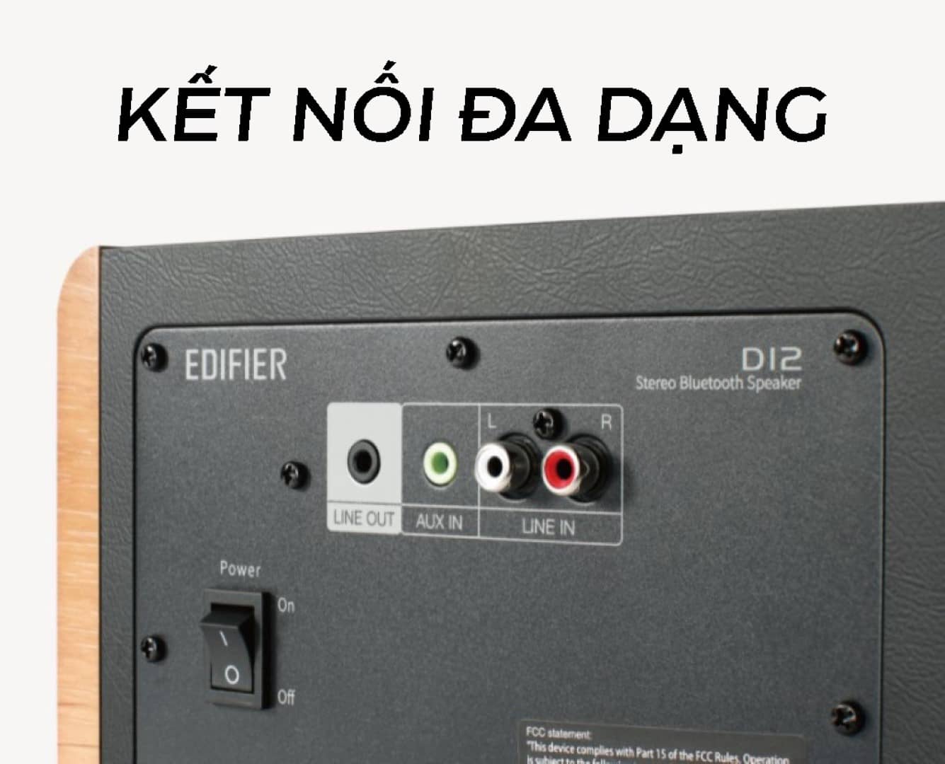 Loa bluetooth Edifier D12 Nâu