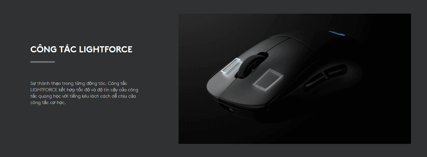 Chuột Gaming không dây Logitech Pro 2 LightSpeed Trắng 5