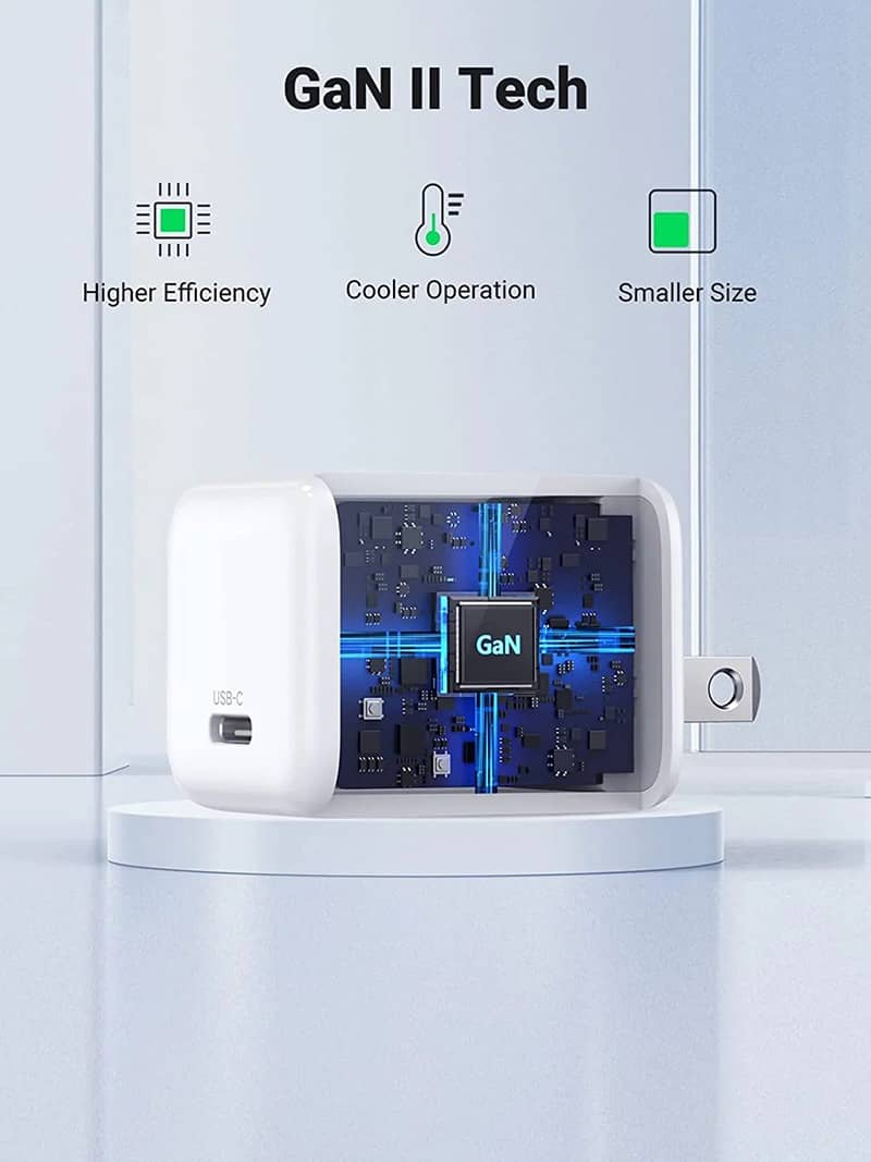 Củ sạc Ugreen GAN Nexode 30W CD319 USB-C (US) Màu Trắng (15329 2